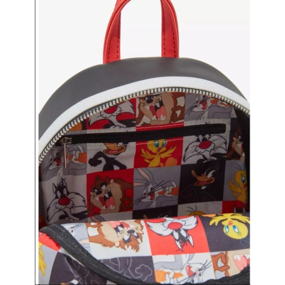 Loungefly Looney Tunes Characters Color Block Mini Backpack NWT - Picture 4 of 9